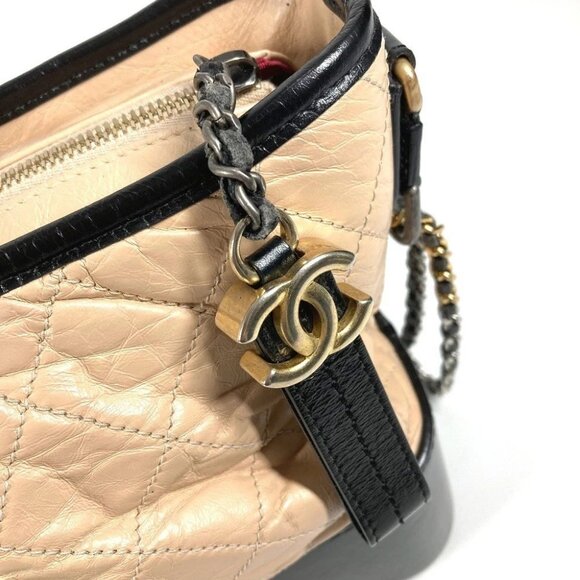 CHANEL A93824 Bicolor Gabriel Matelasse Quilted Crossbody Shoulder Bag - Picture 9 of 16